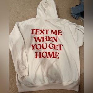 Lonely Ghost Text Me When You Get Home Hoodie